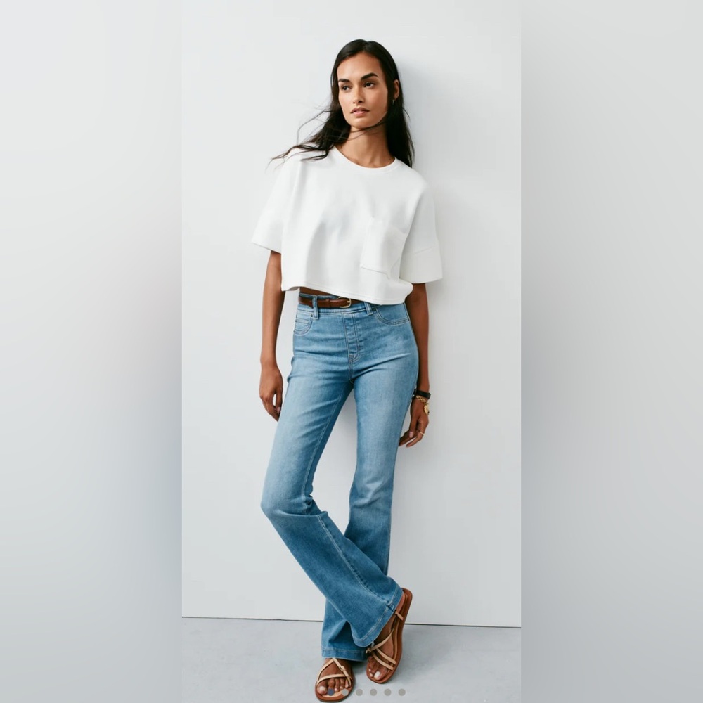 NWT Spanx Flare Jeans Size XL (14-16) Tall Inseam 34”